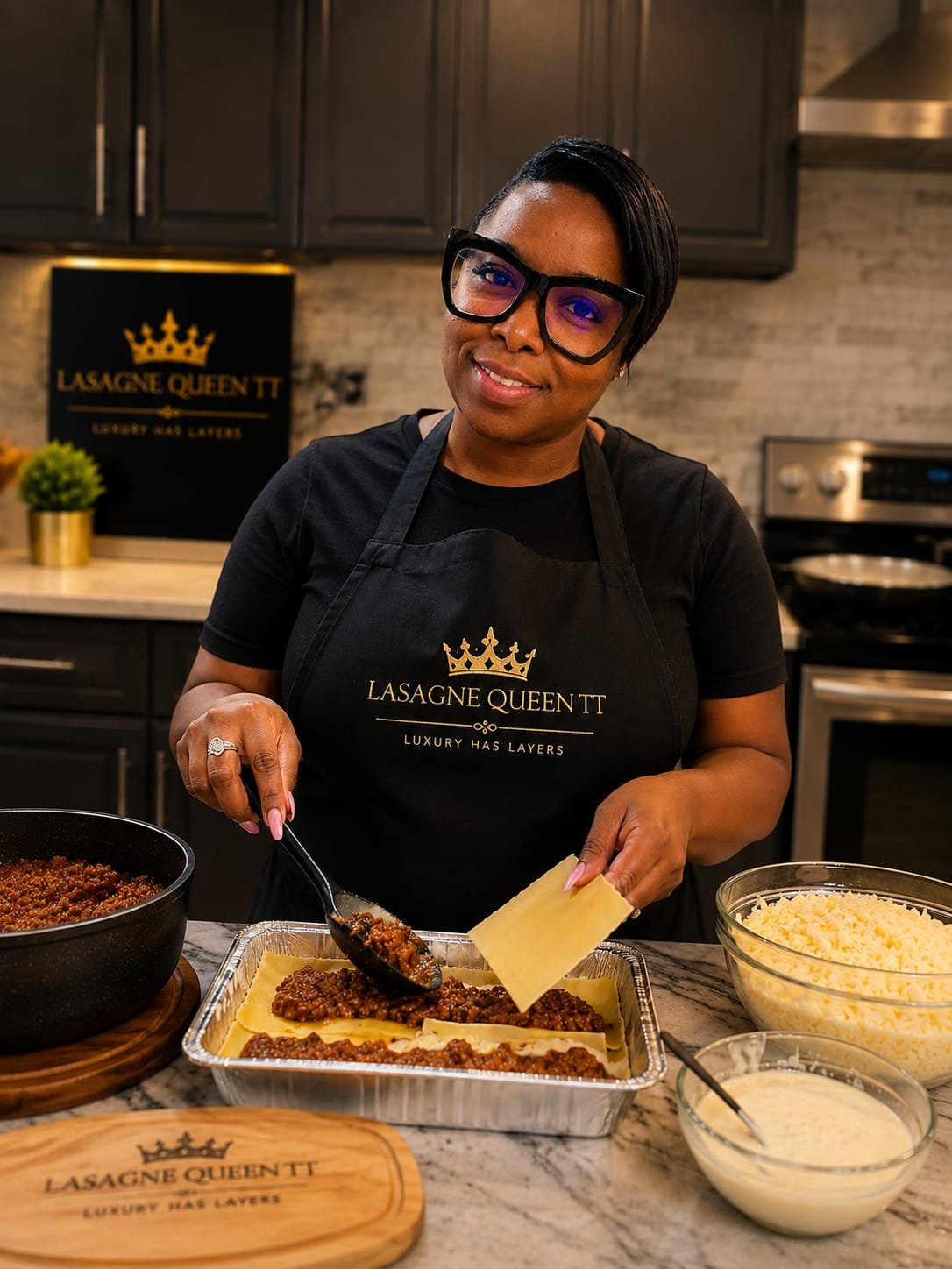 Janelle Anthony Lasagne Queen TT